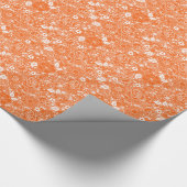 Papier Cadeau Beautés botaniques Orange (Coin)