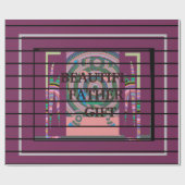 PAPIER CADEAU BEAUTIFER PÈRE GIFT_PUPLER_PINK_BLACK_LETTER (Plat)