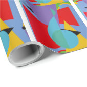 Papier Cadeau Beautiful and Vibrant Colors! Wrapping Paper (Coin rond)