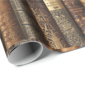 Papier Cadeau Beautiful Book Spines (Theatre) (Coin rond)