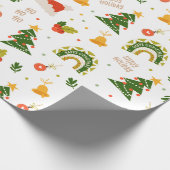 Papier Cadeau Beautiful Christmas Pattern     (Coin)