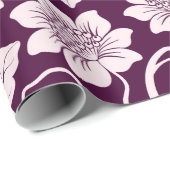 Papier Cadeau Beautiful Floral Background (Coin rond)