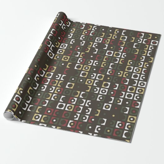 Papier Cadeau Beautiful geometric pattern design abstract, art, (Déroulé)