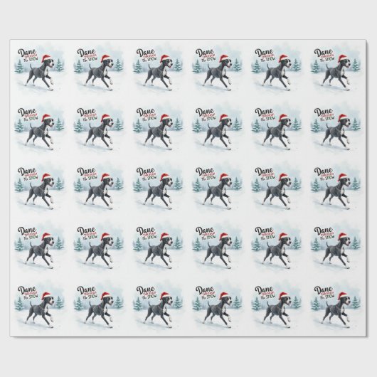Papier Cadeau Beautiful Great Dane (Plat)