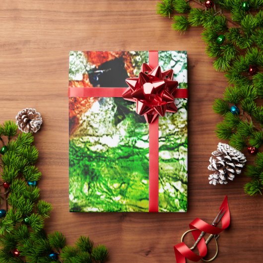 Papier Cadeau Beautiful green abstract wrapping paper,Textured  (Cadeau de vacances)
