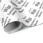 Papier Cadeau Beauty Salon, Barbershop Custom Wigs (Coin rond)