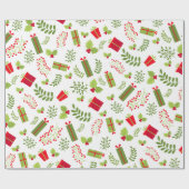 Papier Cadeau Beaux cadeaux de Noël (Plat)