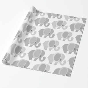 Papier Cadeau Beaux éléphants de bébé