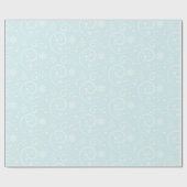 Papier Cadeau Beaux Flocons de Neige (Plat)