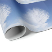 Papier Cadeau Beaux nuages Envelopper le papier (Coin rond)