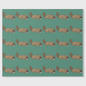 Papier Cadeau Beaver (Plat)