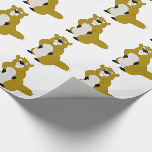 Papier Cadeau Beaver (Coin)