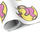 Papier cadeau bébé (Coin rond)