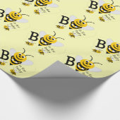 Papier Cadeau Bébé abeille (Coin)