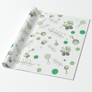 Papier Cadeau Bébé baby shower à bord Sticker d'invitation