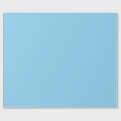 Papier Cadeau Bébé bleu clair teint (Plat)