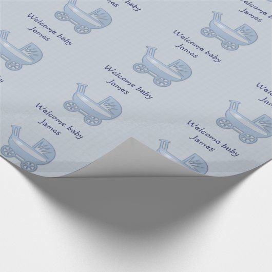 Papier Cadeau bébé buggy (Coin)