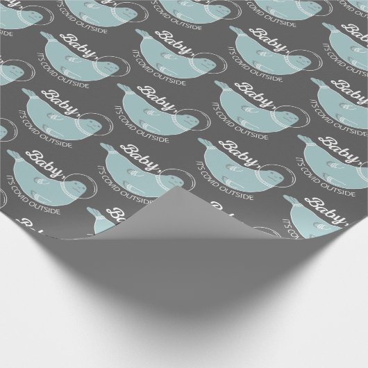 Papier Cadeau Bébé C'est couvert à l'extérieur du papier d'envel (Coin)