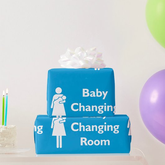 Papier Cadeau Bébé Changement de chambre Signer avec le parent e