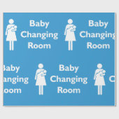 Papier Cadeau Bébé Changement de chambre Signer avec le parent e (Plat)