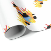 Papier Cadeau bébé diable (Coin rond)