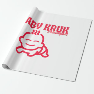 Papier Cadeau Bébé Drôle Kruk Philadelphia Premium