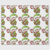 PAPIER CADEAU BÉBÉ ELF (Plat)