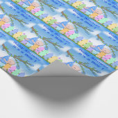 Papier Cadeau Bébé - enveloppe de cadeau de baby shower de (Coin)