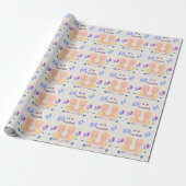 Papier Cadeau Bébé frères jumeaux (Déroulé)