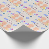 Papier Cadeau Bébé frères jumeaux (Coin)