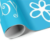 Papier Cadeau Bébé garçon (Coin rond)