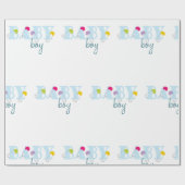 Papier Cadeau Bébé garçon (Plat)
