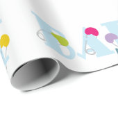 Papier Cadeau Bébé garçon (Coin rond)