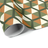 Papier Cadeau Bébé Garçon Luxueux Étincelant Joyeux Bab (Coin rond)