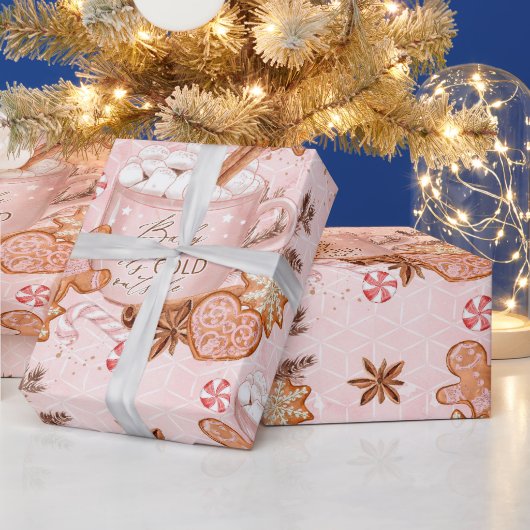 Papier Cadeau Bébé il fait froid dehors (Vacances)