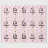 Papier Cadeau Bébé Il fait froid dehors (Plat)