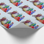 Papier Cadeau Bébé Jésus dans Manger (Coin)
