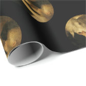 Papier Cadeau Bébé Jésus Touchant le visage de l'agneau (Coin rond)