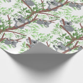 Papier Cadeau Bébé Koala Ours (Coin)