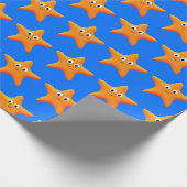 Papier Cadeau Bébé mignon Motif de Starfish (Coin)