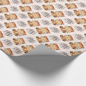 Papier Cadeau Bébé mignon Tiger Craw Scratching Anniversaire de (Coin)