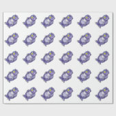 Papier Cadeau Bébé Owlbear (Plat)