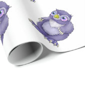 Papier Cadeau Bébé Owlbear (Coin rond)