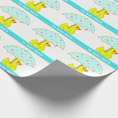 Papier cadeau bébé personnalisé (Coin)