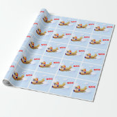 Papier Cadeau Bébé Pilote (Déroulé)