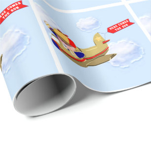 Papier Cadeau Bébé Pilote