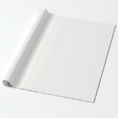 Papier Cadeau Bébé Poudre Blanc Plain Solide Papier d'enveloppem (Déroulé)