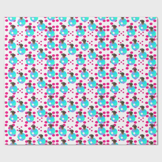 PAPIER CADEAU BÉBÉ - POUPÉE (Plat)