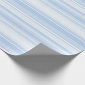 Papier Cadeau Bébé rayures bleues (Coin)