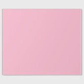 Papier Cadeau Bébé rose (couleur solide) (Plat)